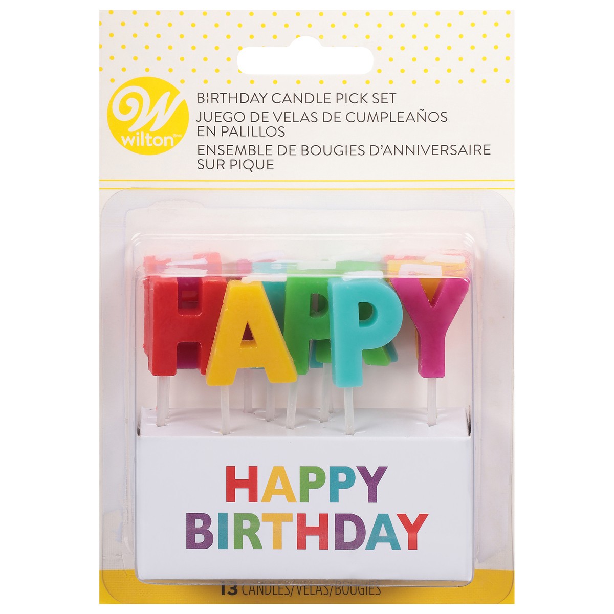 slide 1 of 9, Wilton Birthday Candle Pick Set Candles 13 Each 13 ea, 13 ct