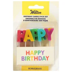 Wilton Birthday Candle Pick Set 1 Set
