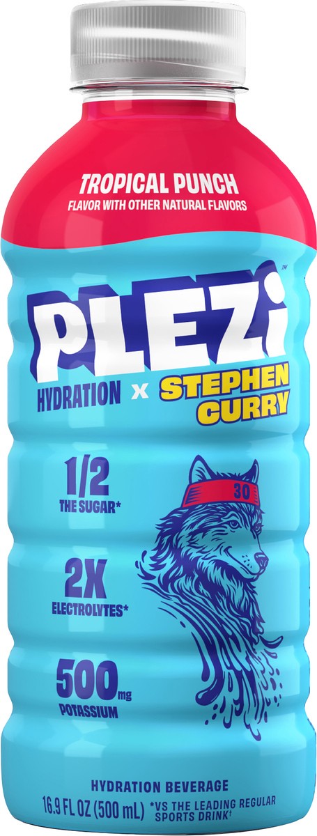 slide 9 of 9, PLEZi Hydration, Tropical Punch 16.9 oz, 16.9 fl oz