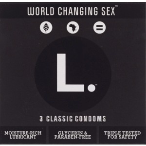 slide 1 of 1, L. International World Changing Sex 3 Classic Condoms, 3 ct