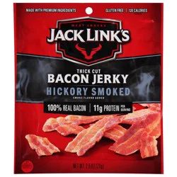 Jack Link's Thick Cut Hickory Smoked Bacon Jerky 2.5 oz