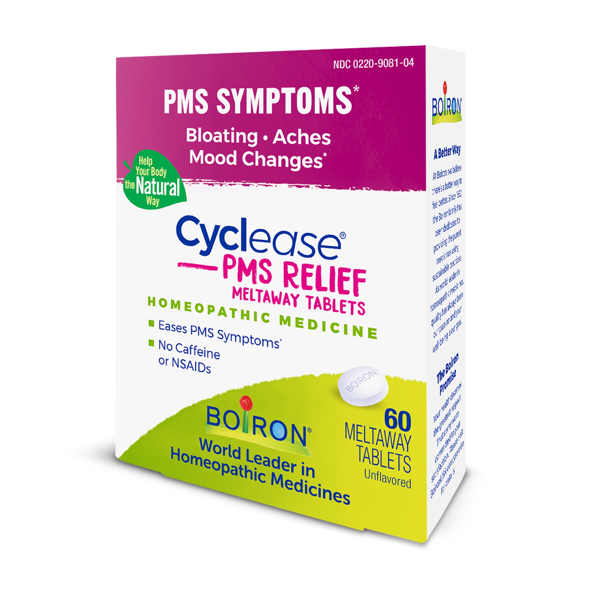 slide 3 of 4, Boiron Usa Homeopathic Pms Relief Cyclease, 60 ct
