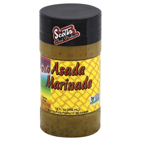 slide 1 of 1, Scotts Asada Marinade, 12 oz