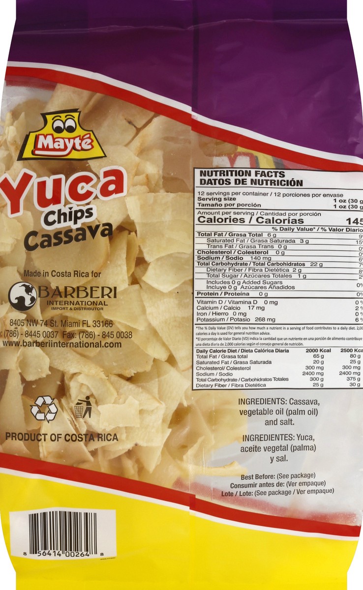 slide 2 of 8, Mayté Mayte Yuca Chips, 12 oz