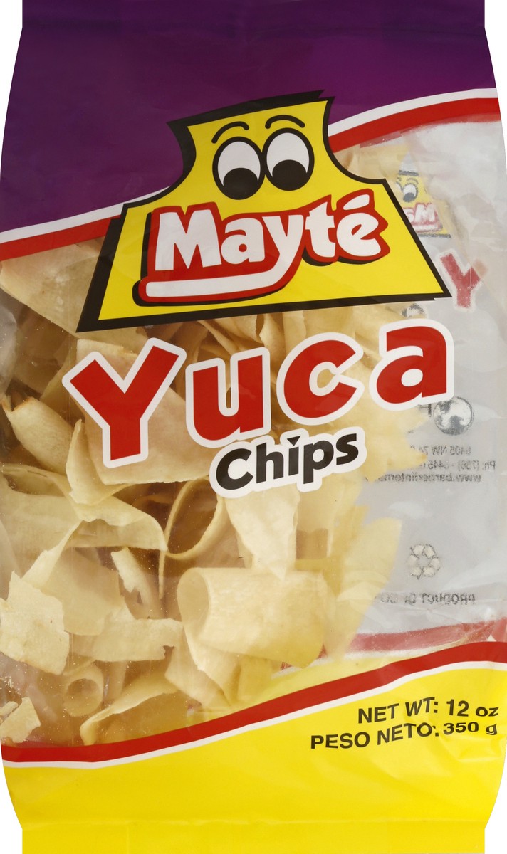 slide 1 of 8, Mayté Mayte Yuca Chips, 12 oz