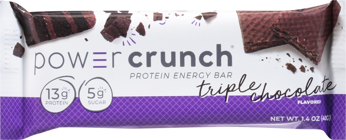 slide 3 of 9, Power Crunch Triple Chocolate Protein Energy Bar, 1.4 oz