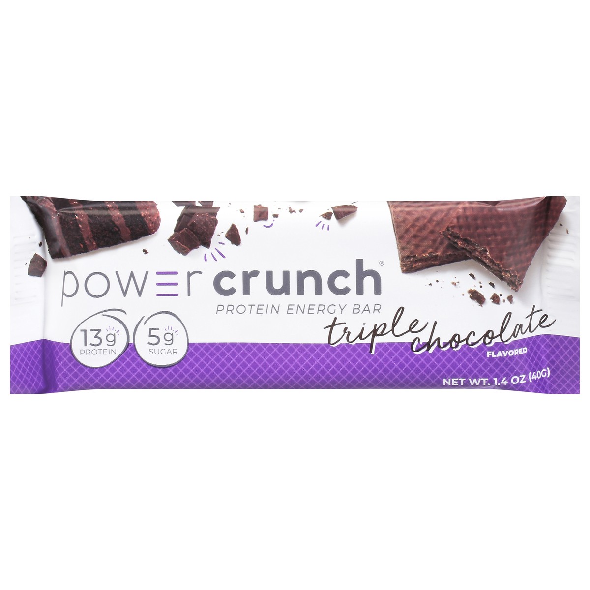 slide 1 of 9, Power Crunch Triple Chocolate Protein Energy Bar, 1.4 oz