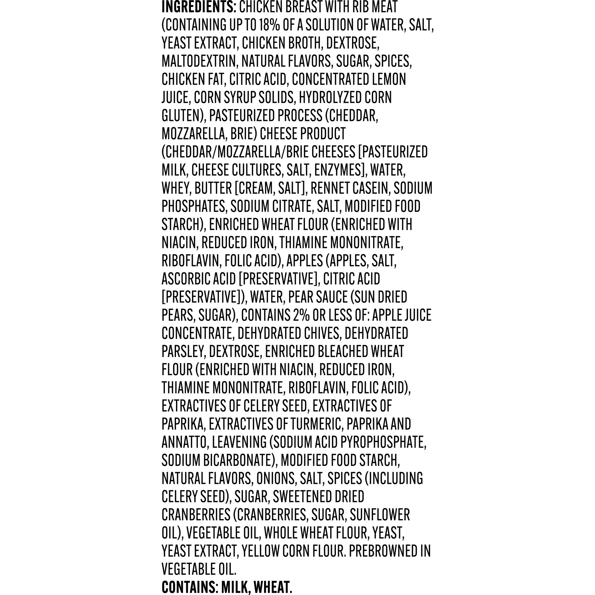 slide 10 of 10, Tyson Frozen Stuffed Chicken Breasts Creme Brie Apple, 6 Count, 6 ct