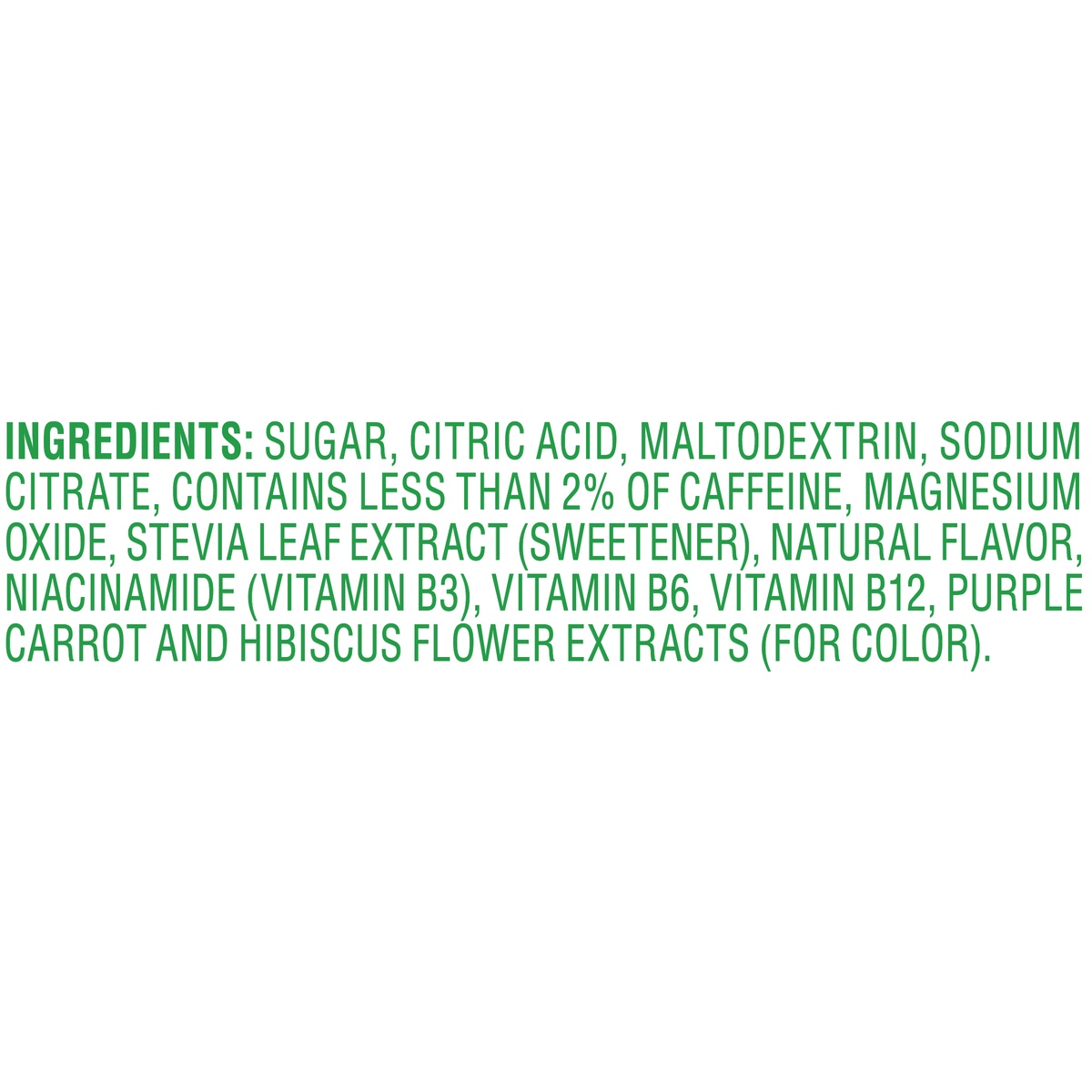 slide 4 of 11, Crystal Light Pure Energy Mixed Berry Naturally Flavored Powdered Drink Mix with Caffeine & No Artificial Sweeteners On-the-Go, 6 ct