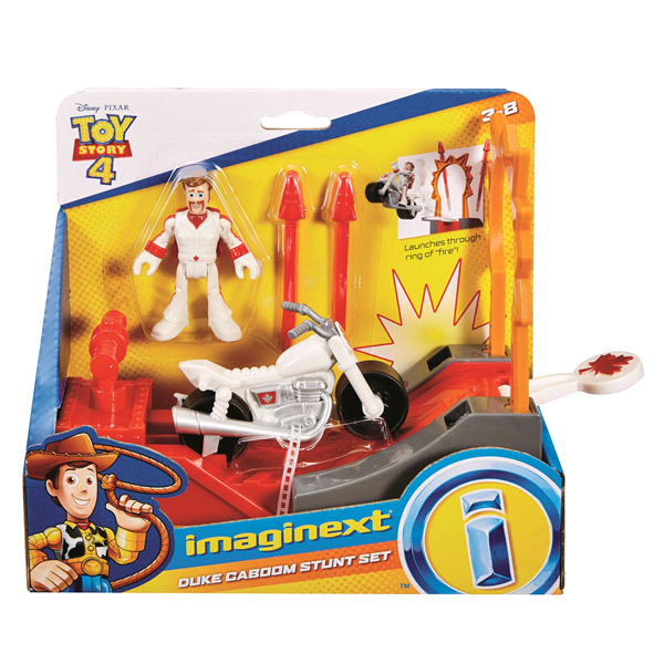 slide 1 of 1, Fisher-Price Imaginext Toy Story 4 Duke Caboom Stunt Set, 1 ct