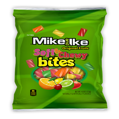 slide 1 of 1, MIKE AND IKE Mke & Ike Soft & Chewy Bites, 4 oz