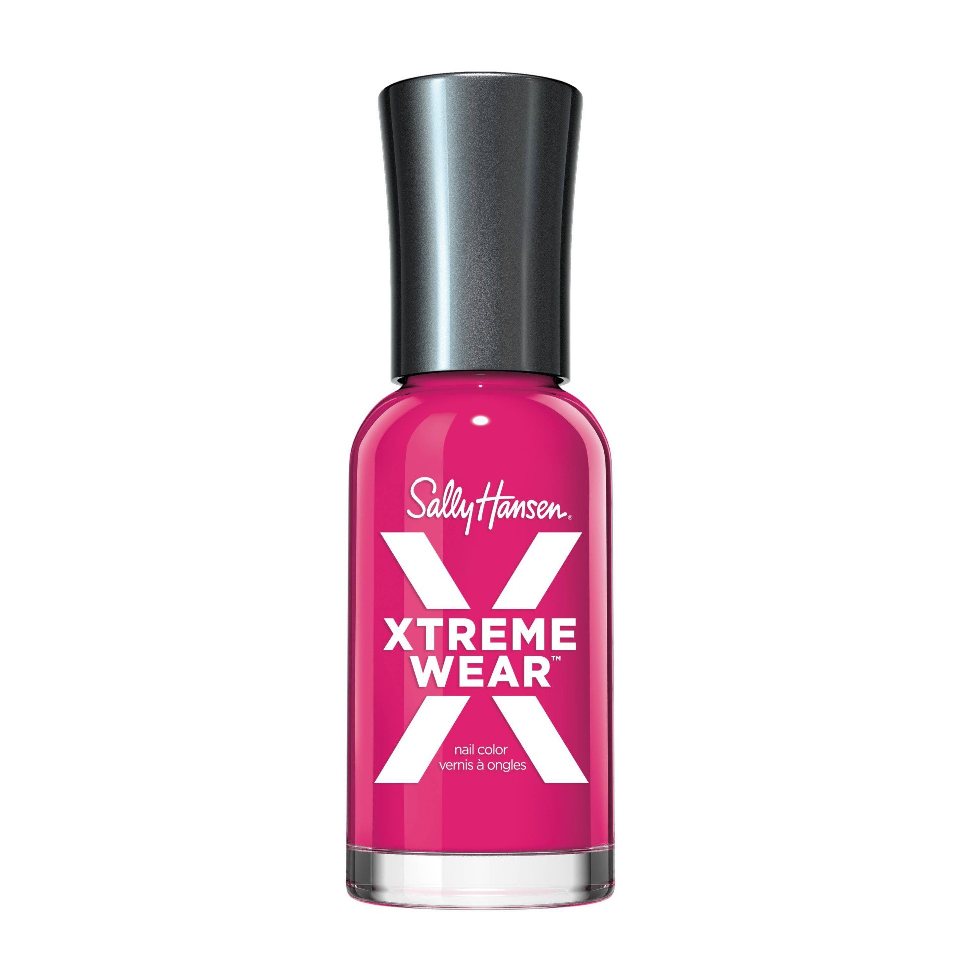 slide 1 of 5, Sally Hansen SH Xtreme Wear FUCHSIA POWER, 0.4 fl oz