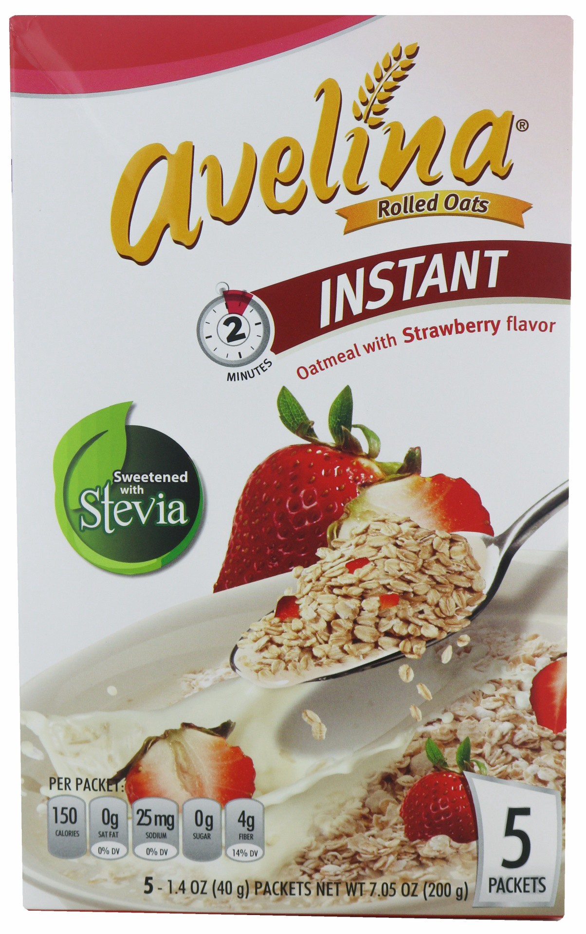 slide 1 of 1, Avelina Avena De Fresa, 200 gram