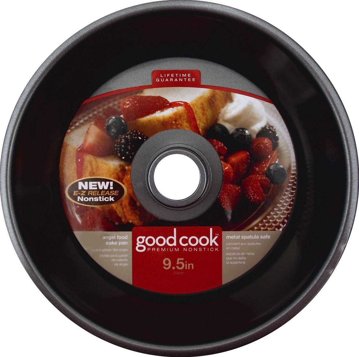 slide 1 of 3, Good Cook Nonstick Angel Food Cake Pan, 1 ct