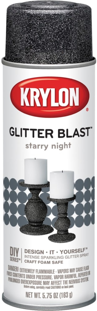 slide 1 of 1, Krylon Glitter Blast Paint - Starry Night, 5.75 oz