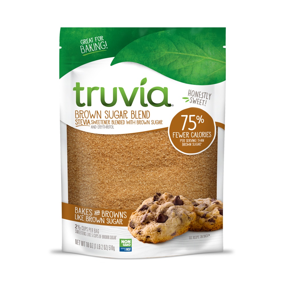 slide 1 of 4, Truvia Brown Sugar Blend, 18 oz