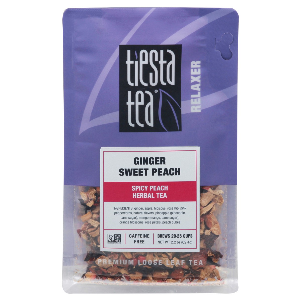slide 11 of 12, Tiesta Tea Spicy Ginger Sweet Peach Herbal Tea - 2.2 oz, 2.2 oz