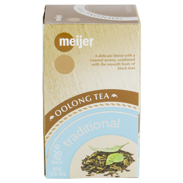 slide 1 of 1, Meijer Traditional Oolong Tea, 20 ct