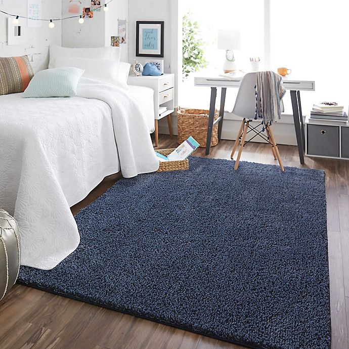 slide 1 of 6, Mohawk Home Madison Shag Area Rug - Blue, 5 ft x 7 ft