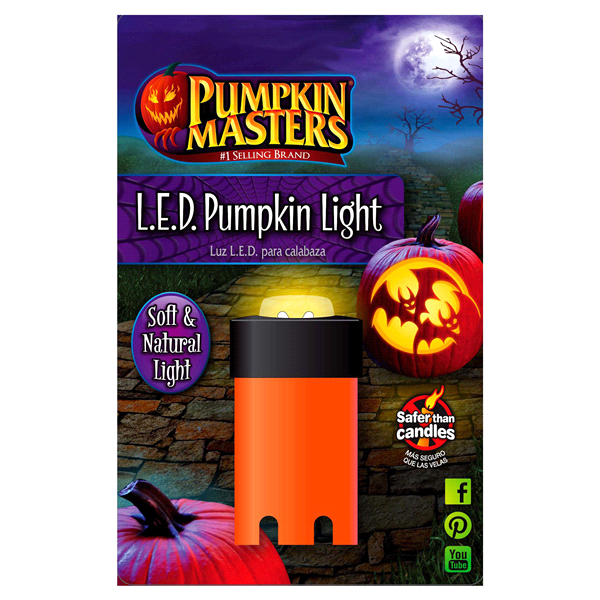 slide 1 of 1, Pumpkin Masters LED Pumpkin Light 23145, 1 ct