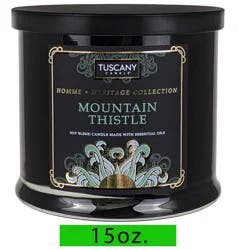 Tuscany Candle Homme + Heritage Collection Soy Candle, Mountain Thistle