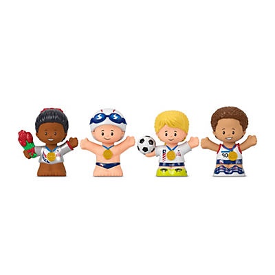 slide 1 of 1, Fisher-Price Little People Collector Team USA Sports Set, 4 ct