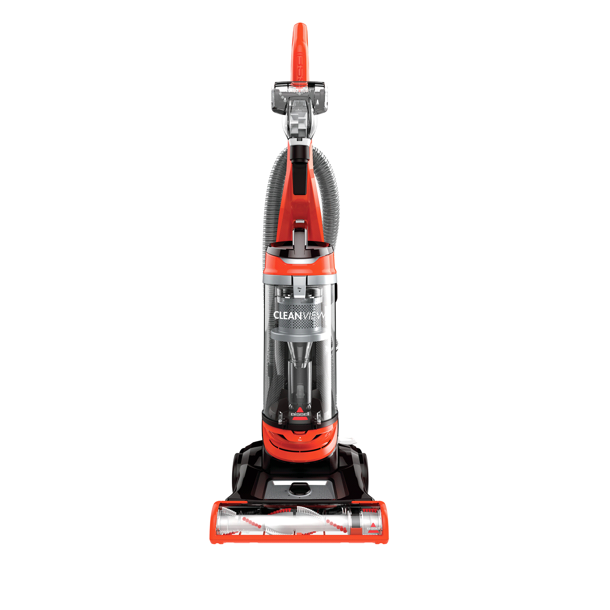 slide 1 of 1, Bissell Cleanview Bagless Vacuum With Onepass - Silver/Orange, 1 ct