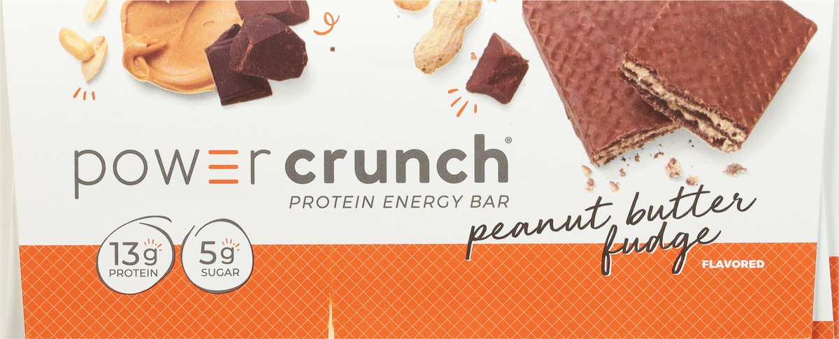 slide 7 of 9, Power Crunch Peanut Butter Fudge Flavored Protein Energy Bar 12 - 1.4 oz Bars, 12 ct