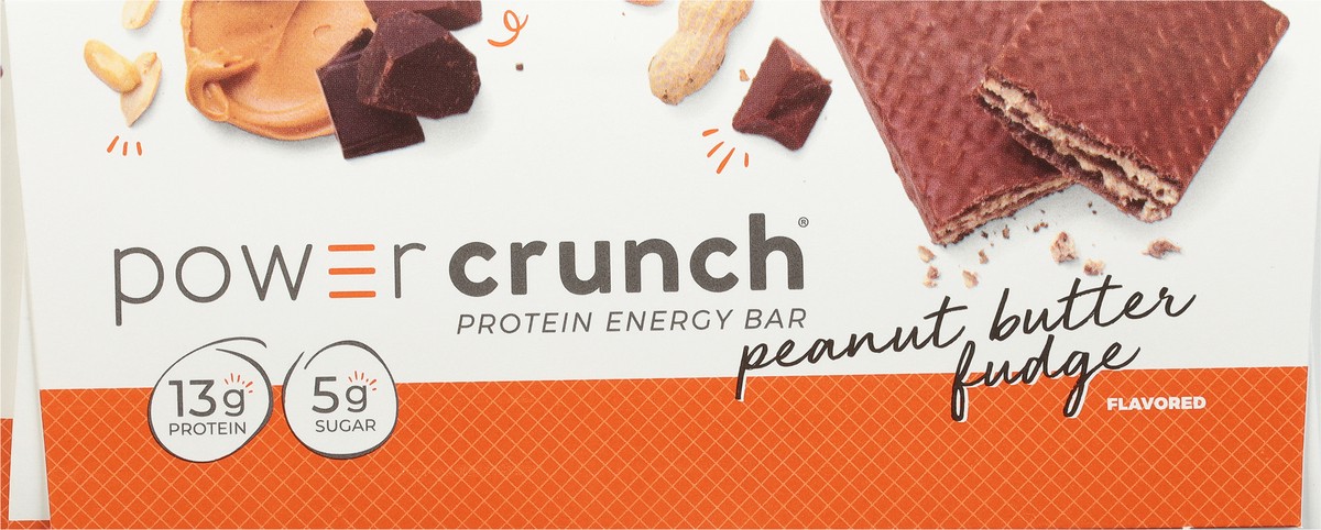 slide 8 of 9, Power Crunch Peanut Butter Fudge Flavored Protein Energy Bar 12 - 1.4 oz Bars, 12 ct