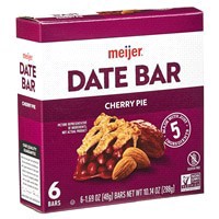 slide 26 of 29, Meijer Chewy Date Bar, Cherry Pie, 6 ct