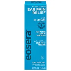 Eosera Ear Pain Md 4% Lidocaine 5ml Drops - EA