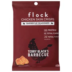 Flock Barbecue Seasoned Chicken Skin Crisps 2.5 oz
