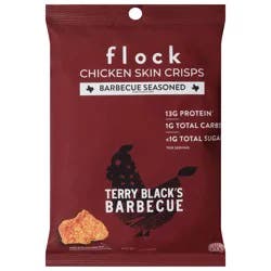 Flock Barbecue Seasoned Chicken Skin Crisps 2.5 oz