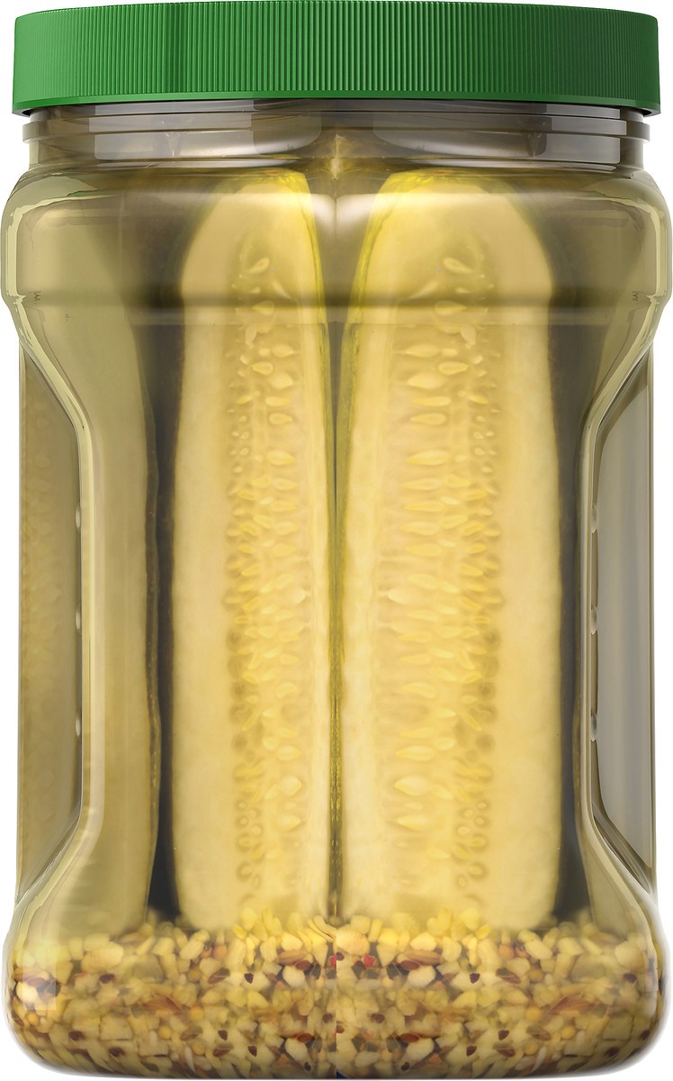 slide 10 of 14, Claussen Kosher Dill Pickle Halves, 64 fl. oz. Container, 64 fl oz