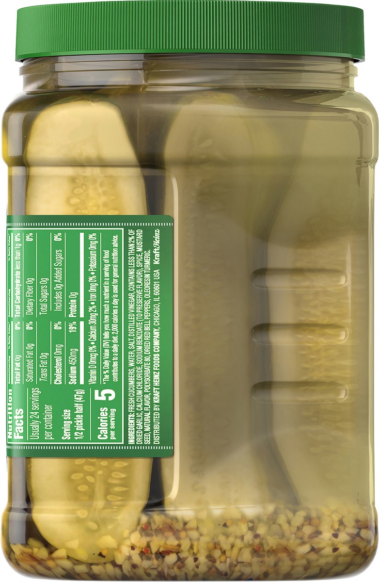 slide 12 of 14, Claussen Kosher Dill Pickle Halves, 64 fl. oz. Container, 64 fl oz