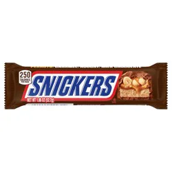 SNICKERS Chocolate Candy Bar, Full Size 1.86 oz, Chocolate Snacks