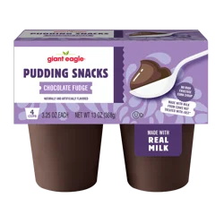 Giant Eagle Chocolate Fudge Pudding Snacks