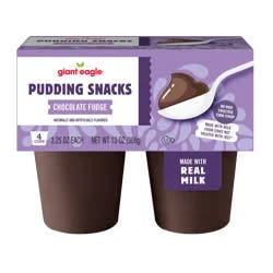 Giant Eagle Chocolate Fudge Pudding Snacks