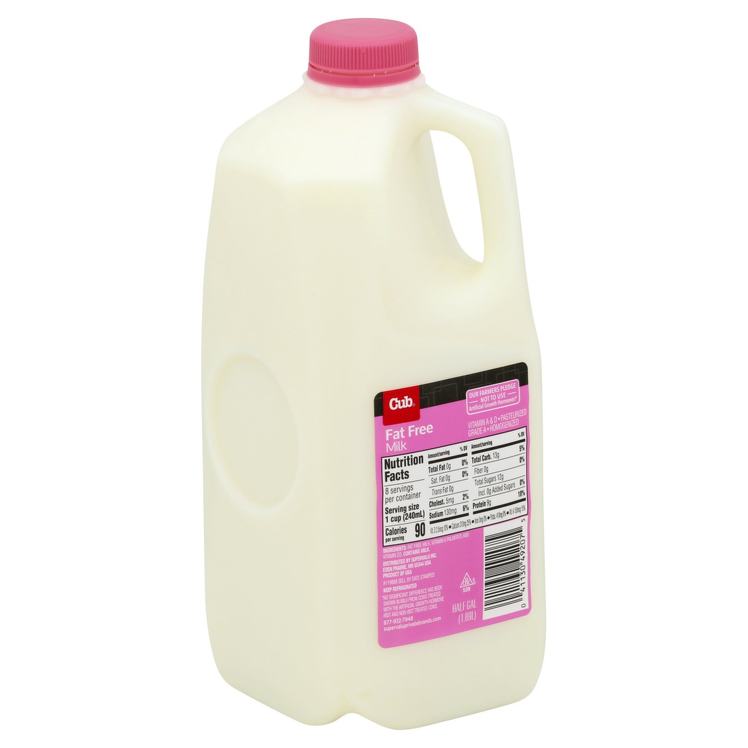 slide 1 of 1, Cub Skim Milk, 64 fl oz