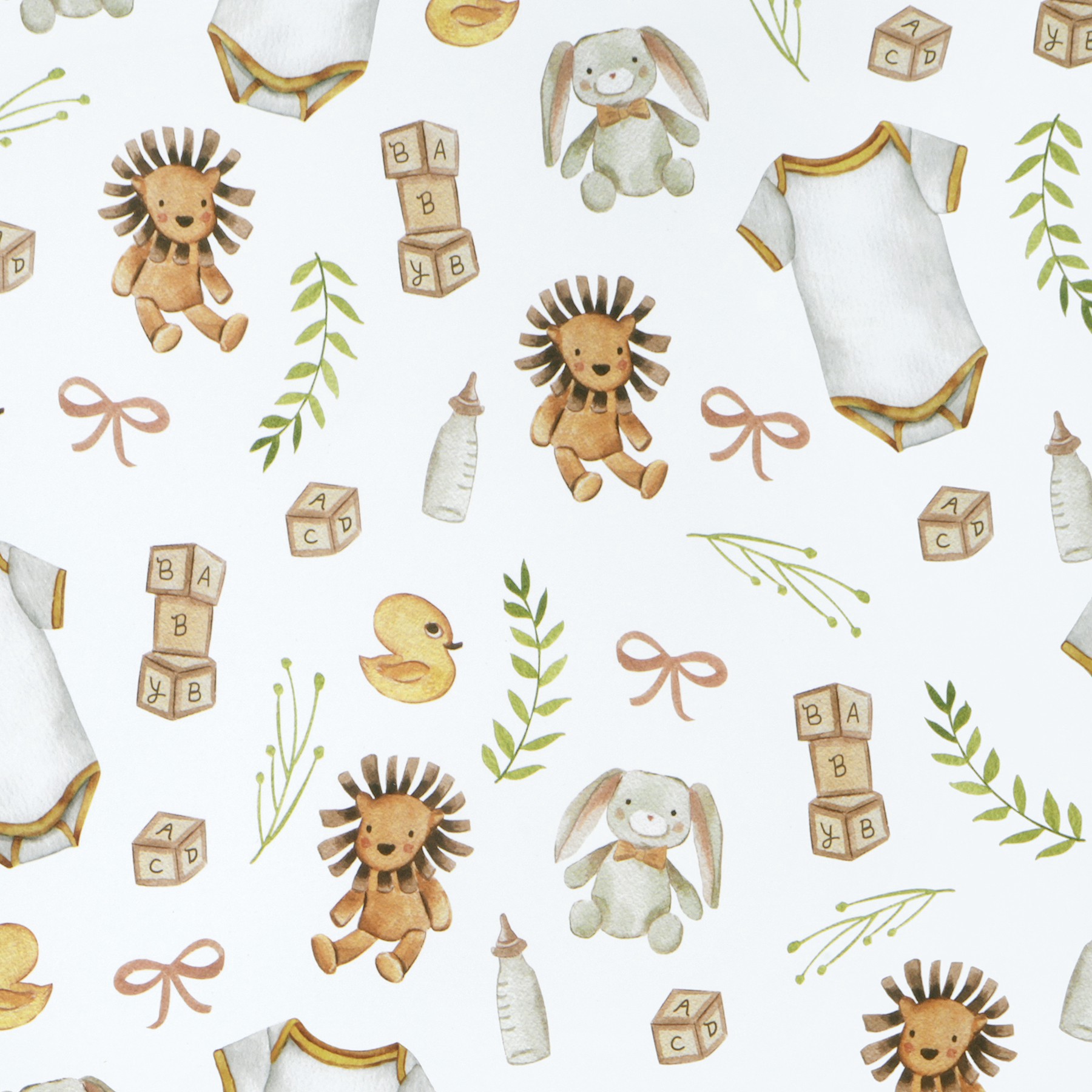 slide 2 of 2, 12" X 12" Cute Baby Print Cardstock Paper By Recollections, 12 in x 12 in