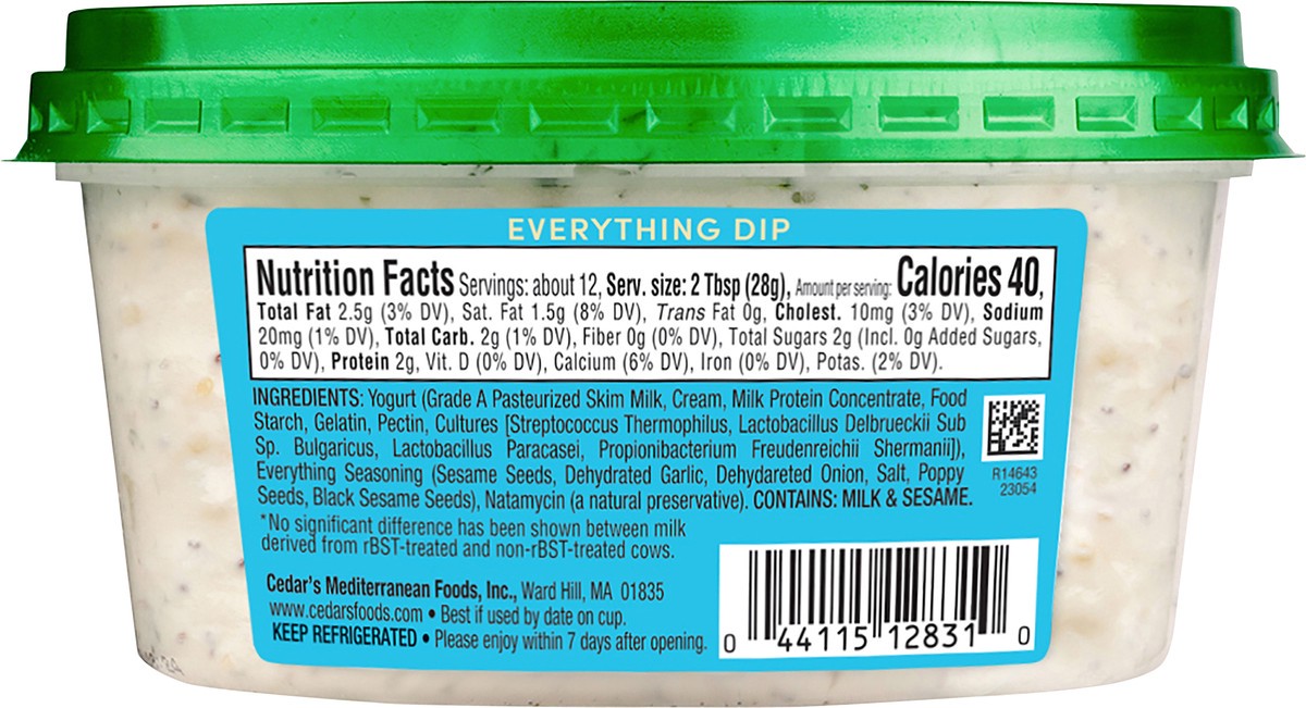 slide 3 of 4, Cedar's Foods Everything Dip, 12 oz