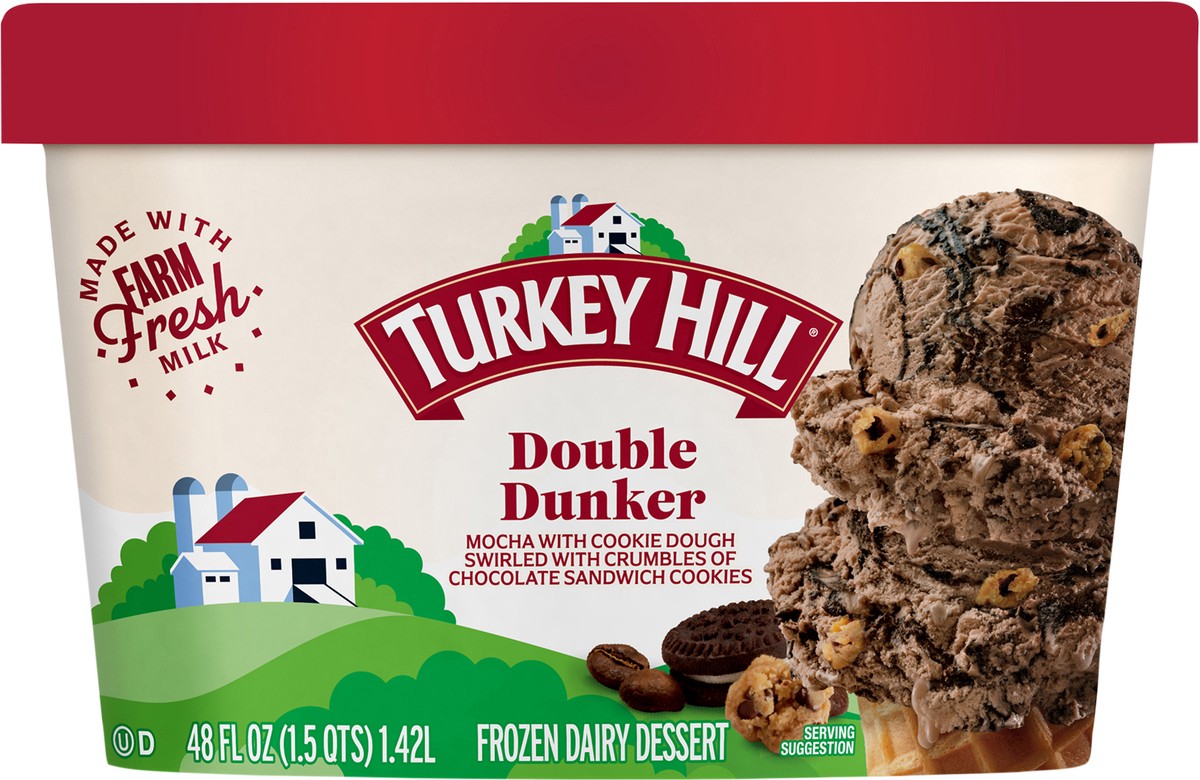 slide 2 of 2, Turkey Hill T.Hill Ic Double Dunker, 48 fl oz