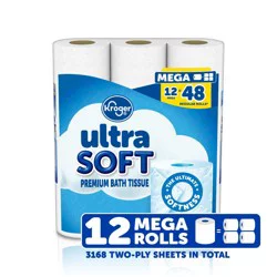 Kroger Ultra Soft Mega Roll Toilet Paper