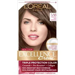 Excellence Creme 5AB Mocha Ash Brown Permanent Hair Color 1 Each