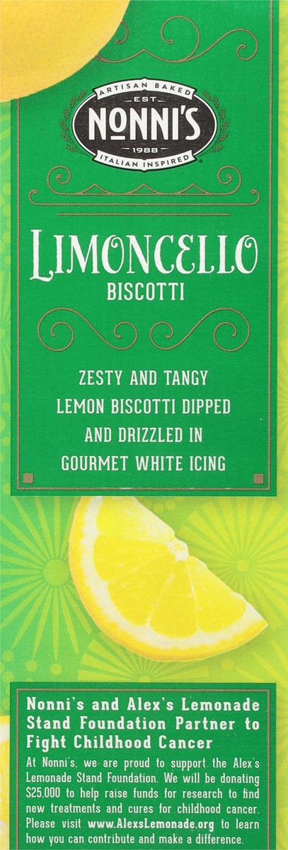 slide 9 of 9, Nonni's Nonni''s Limoncello Biscotti, 8-count carton 6.88 oz, 6.88 oz