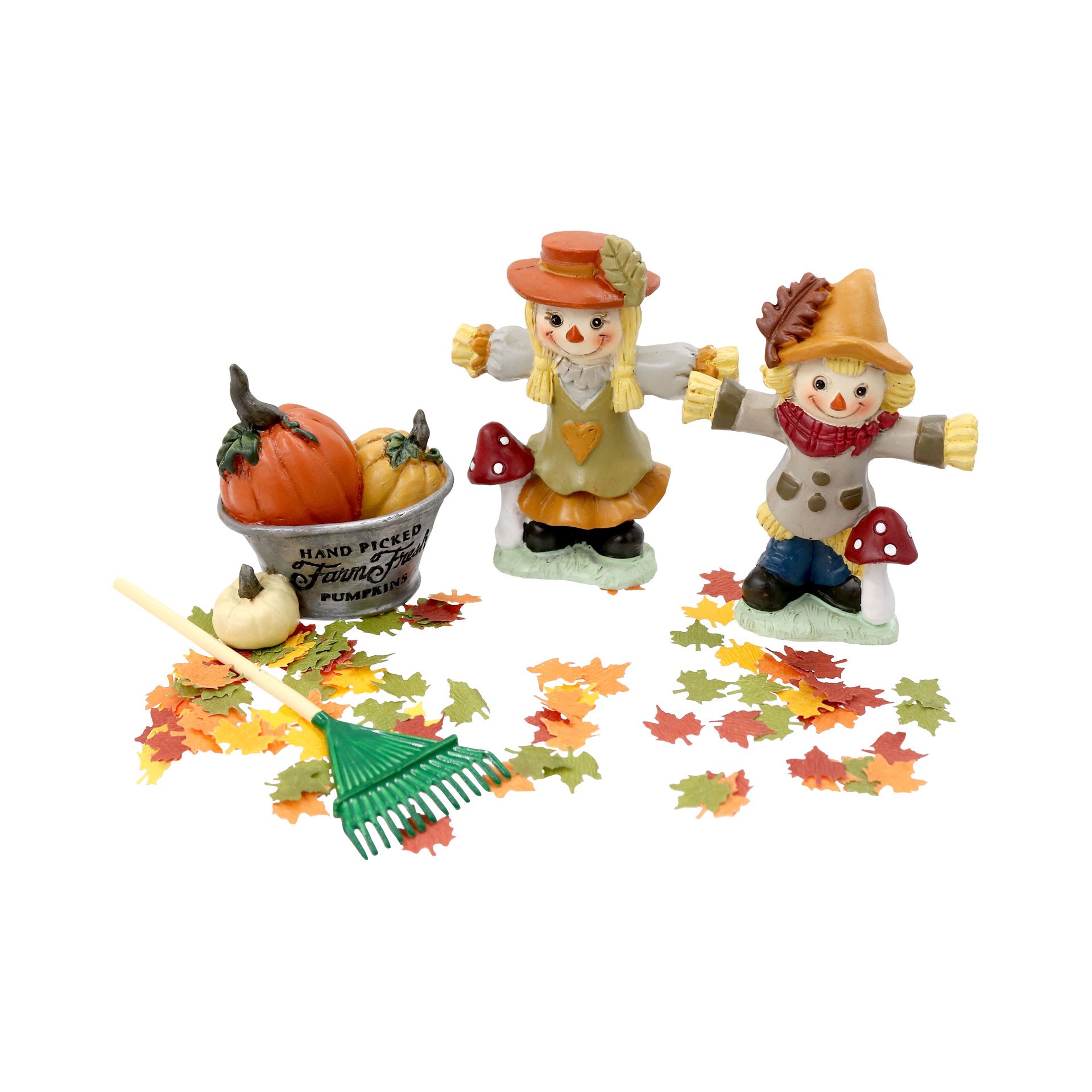 slide 3 of 3, Mini Bucket Of Pumpkins By Ashland, 2.2 in x 1.8 in x 1.5 in