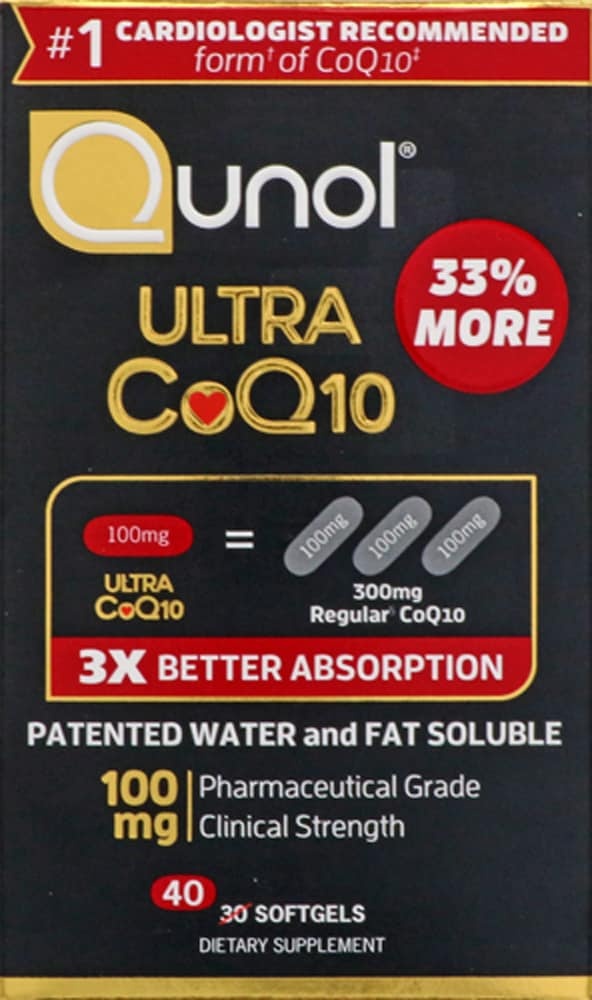 slide 1 of 1, Qunol Ultra CoQ10 Dietary Supplement Softgels, 40 ct