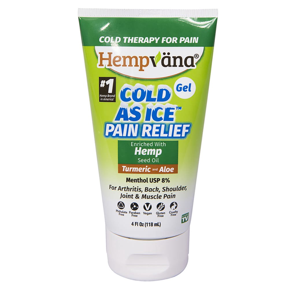 slide 1 of 1, As Seen on TV Hempvana Cold as Ice Gel, 4.9 oz