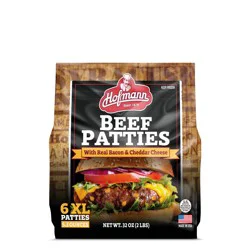 Hofmann XL Beef Patties With Bacon & Cheddar Cheese