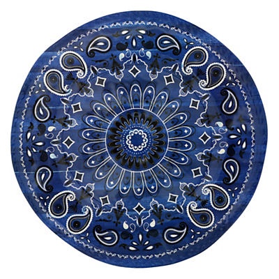 slide 1 of 1, Haven & Key Vintage Melamine Bandana Dinner Plate&nbsp;, 1 ct